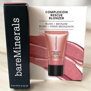 BARE MINERALS NWT Complexion Rescue Liquid Blonzer in Kiss of Mauve, 5mL/.17floz
